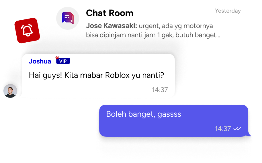 Percakapan grup komunitas